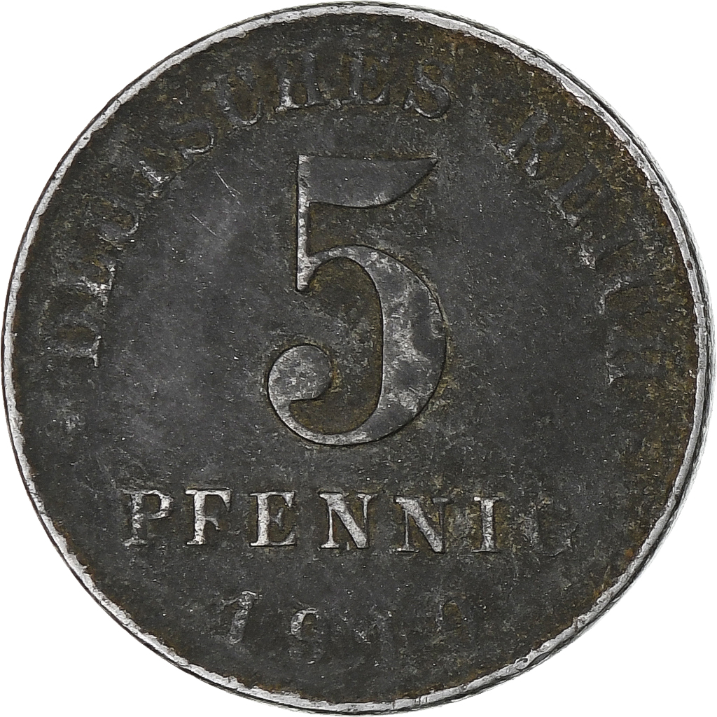 Germany, 5 Pfennig, 1919