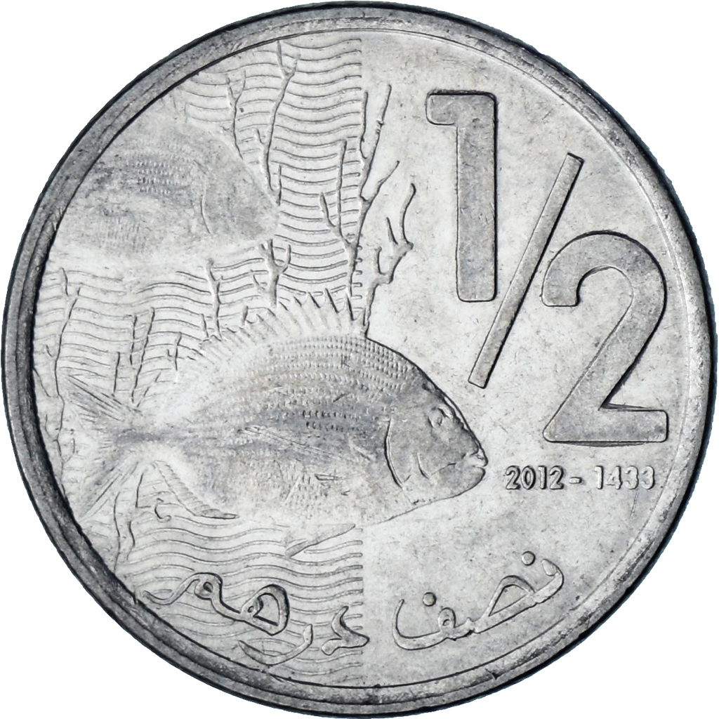 Morocco, 1/2 Dirham, 2012