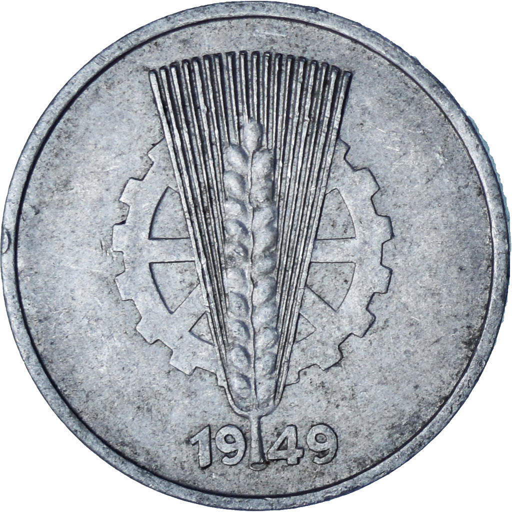 Germany, 10 Pfennig, 1949