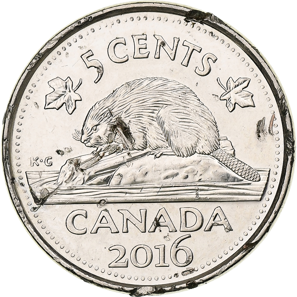 Canada, 5 Cents, 2016