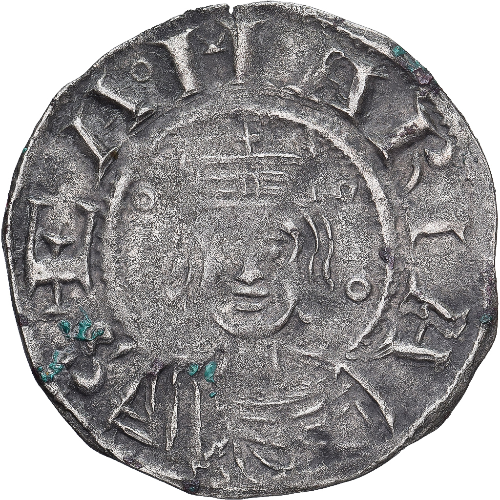 Bishopric of Clermont, Denarius, ca. 1100-1150, Clermont, Silver, EF(40-45)