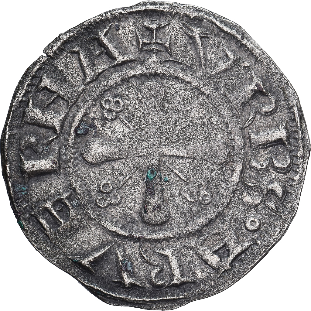 Bishopric of Clermont, Denarius, ca. 1100-1150, Clermont, Silver, EF(40-45)