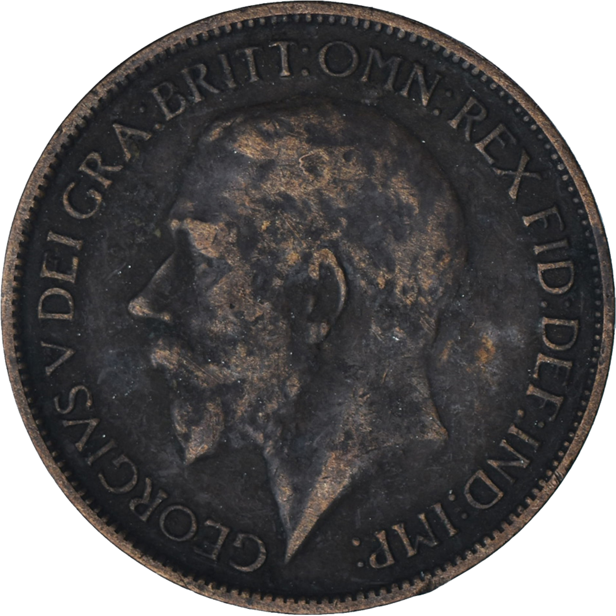 Great Britain, 1/2 Penny, 1917