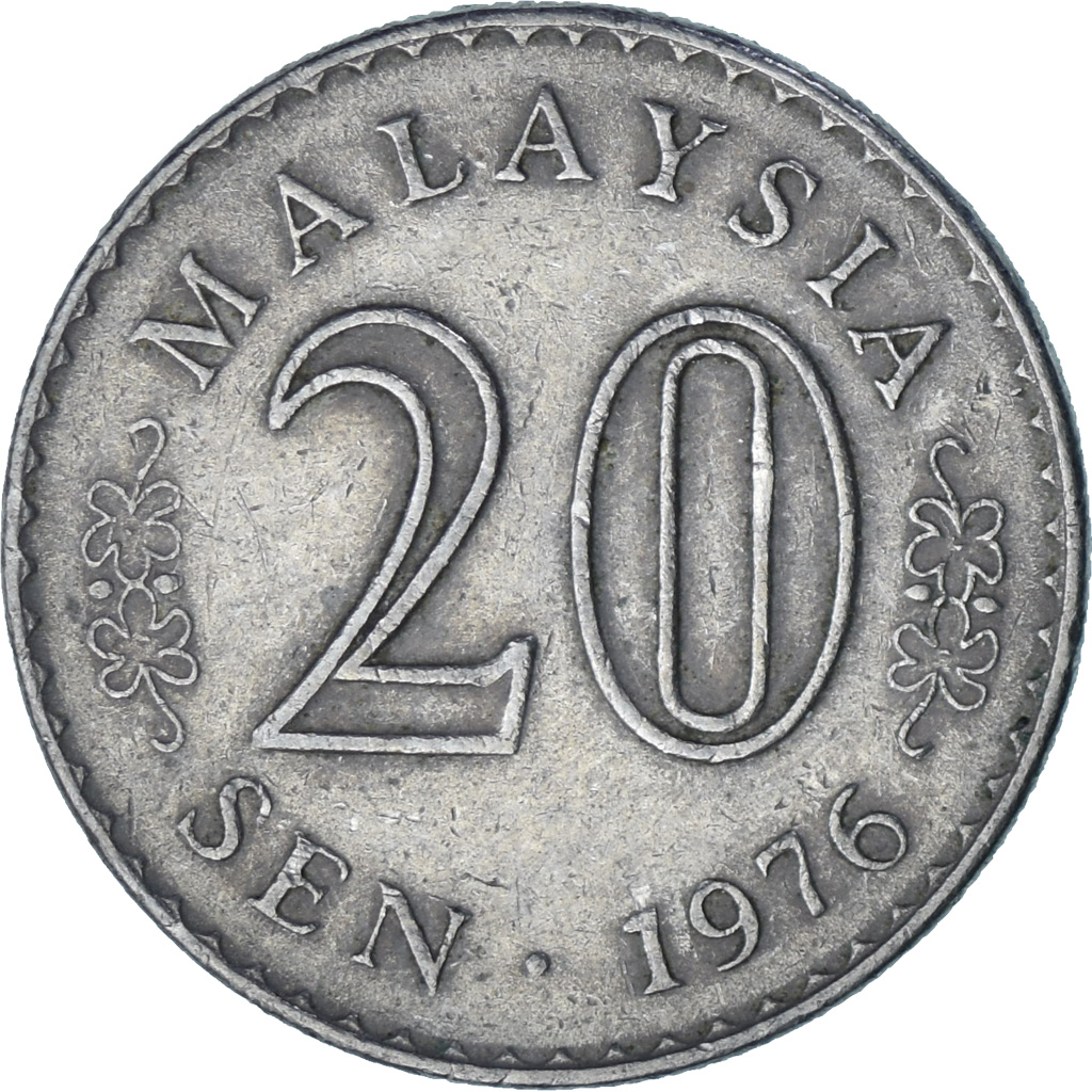 Malaysia, 20 Sen, 1976