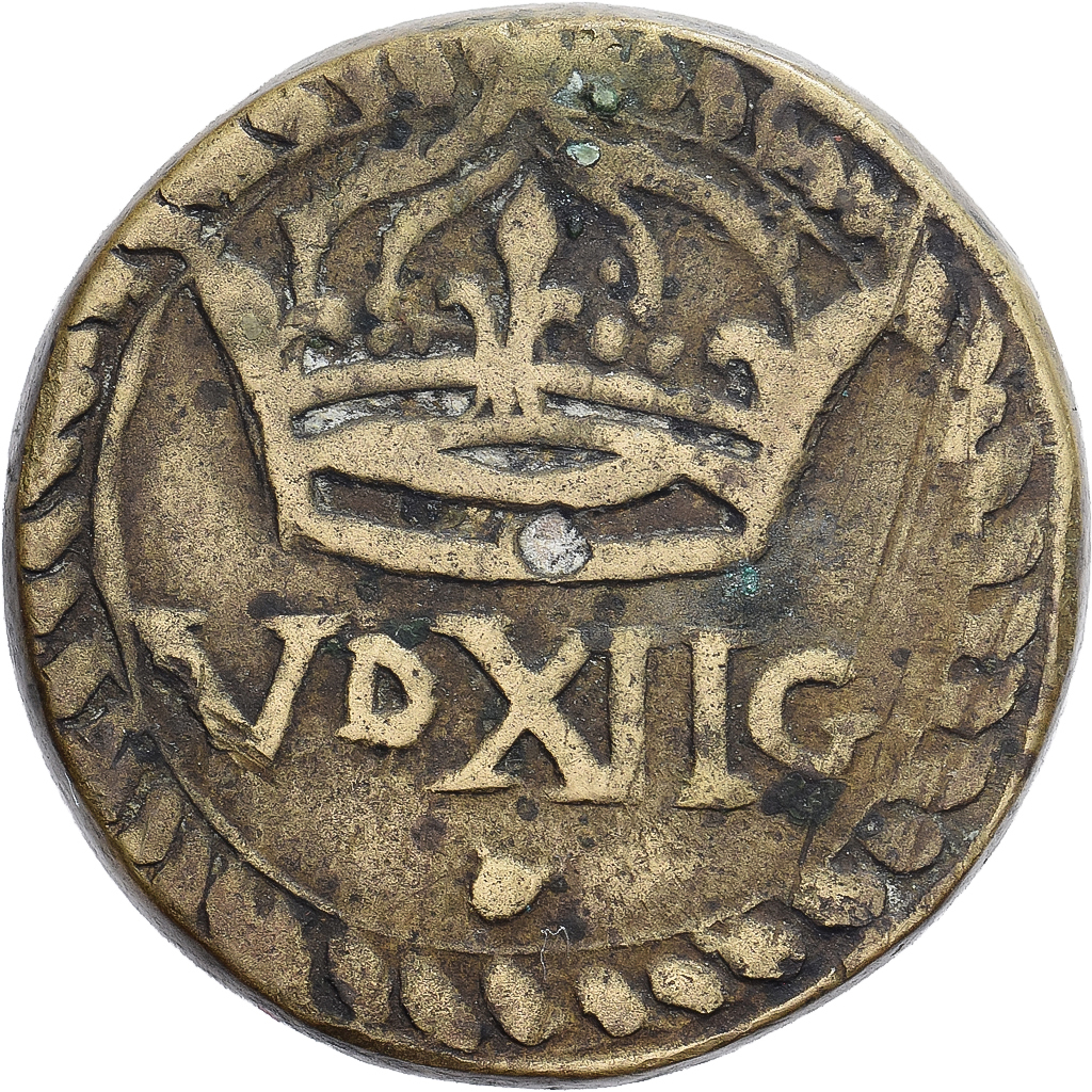 France, Louis XIII, Poids Monétaire, Brass, VF