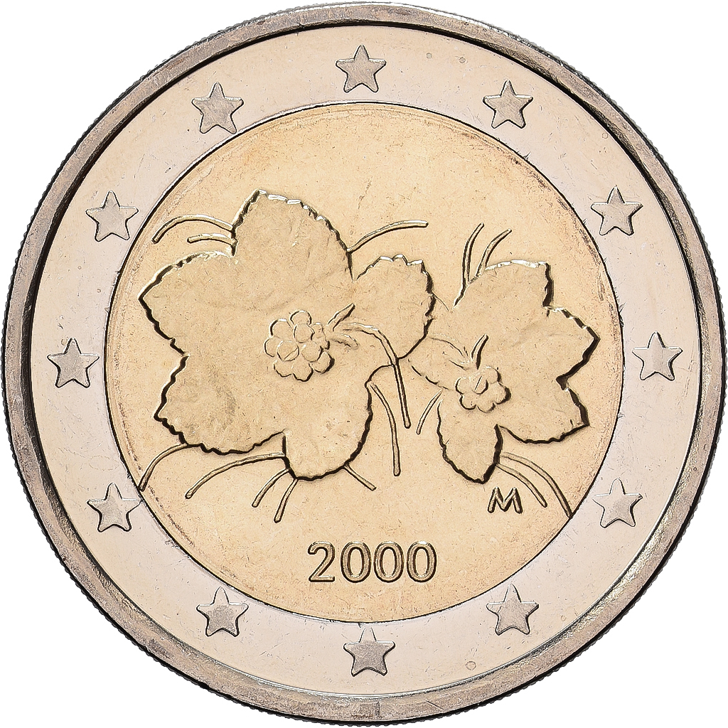 Finland, 2 Euro, 2000, Vantaa, Bi-Metallic, MS(65-70), KM:105