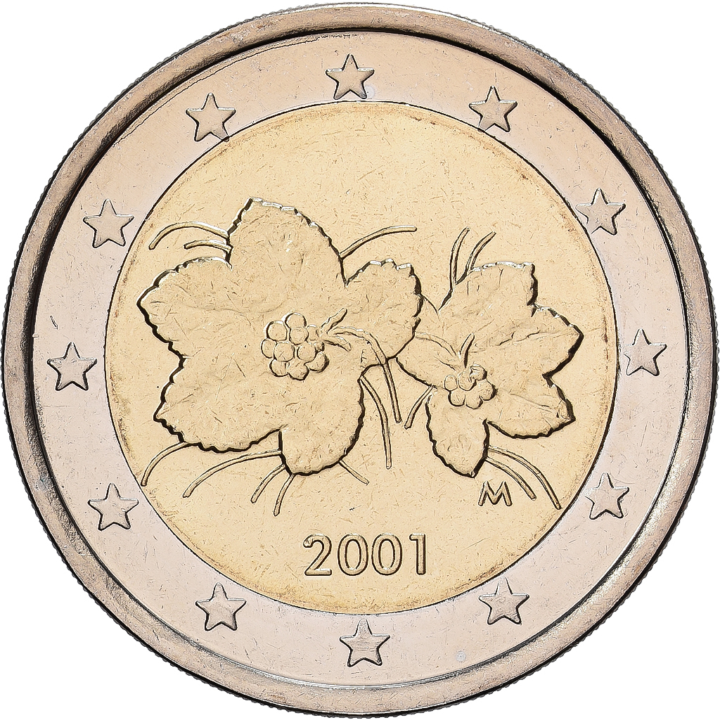 Finnland, 2 Euro, 2001, Vantaa, Bi-Metallic, STGL, KM:105