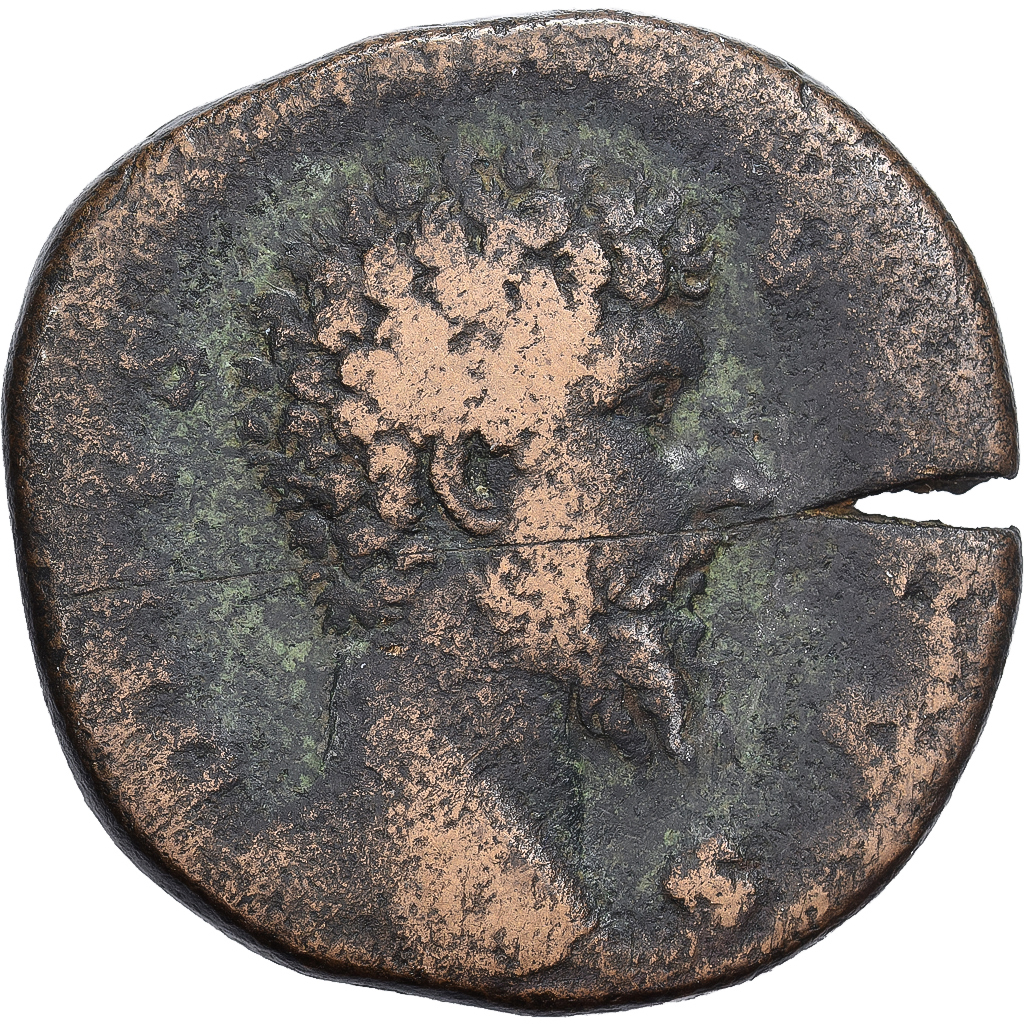 Roman Empire, Divus Lucius Verus, Sestertius, 169, Rome, Bronze, F(12-15)