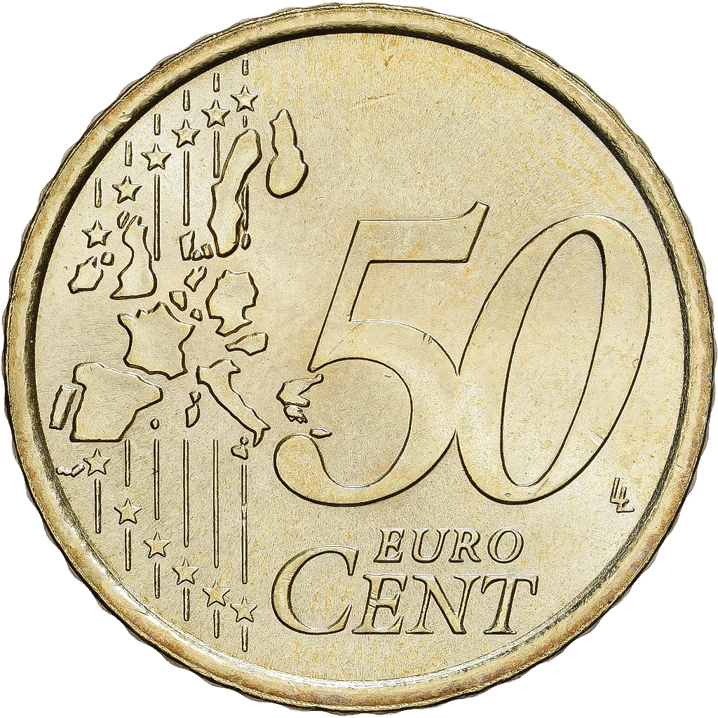 San Marino, 50 Centimes, 2002, Rome, Nordic gold, STGL, KM:445