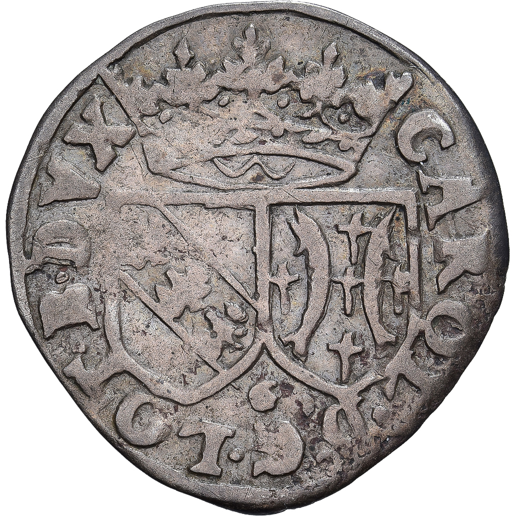 Duchy of Lorraine, Charles III, 1 Groschen, 1582-1608, Nancy, Billon, EF(40-45)