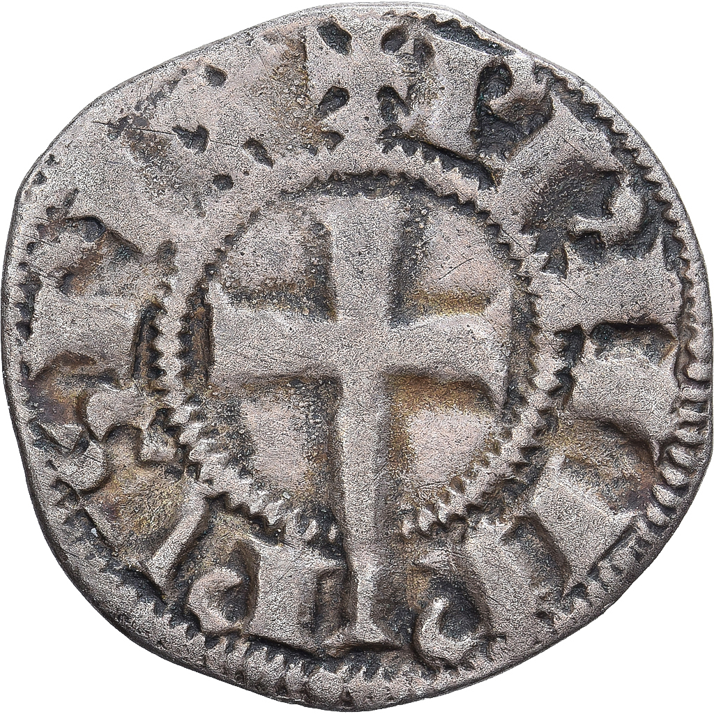 France, Philippe IV le Bel, Obole bourgeoise, 1311, Billon, VF
