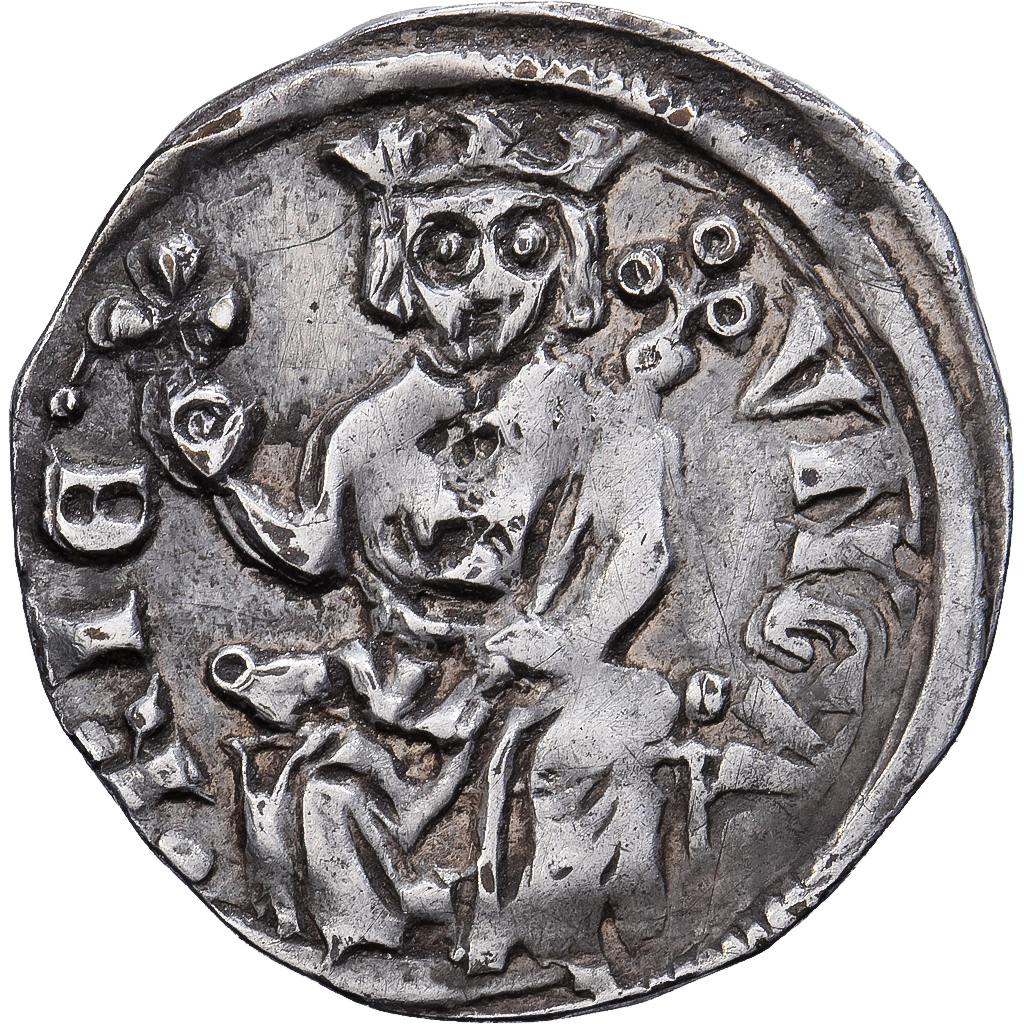 Hungary, Bela IV, Denarius, 1235-1270, Silver, AU