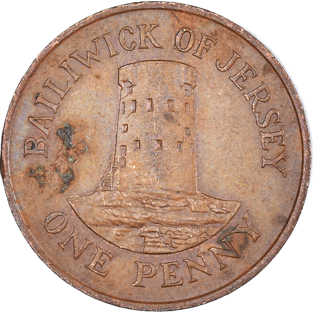 Coin, Jersey, Penny, 1983