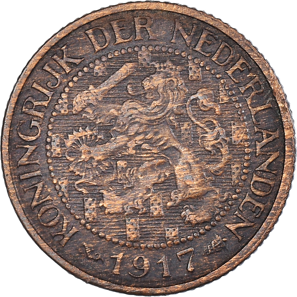 Moneda, Países Bajos, Cent, 1917