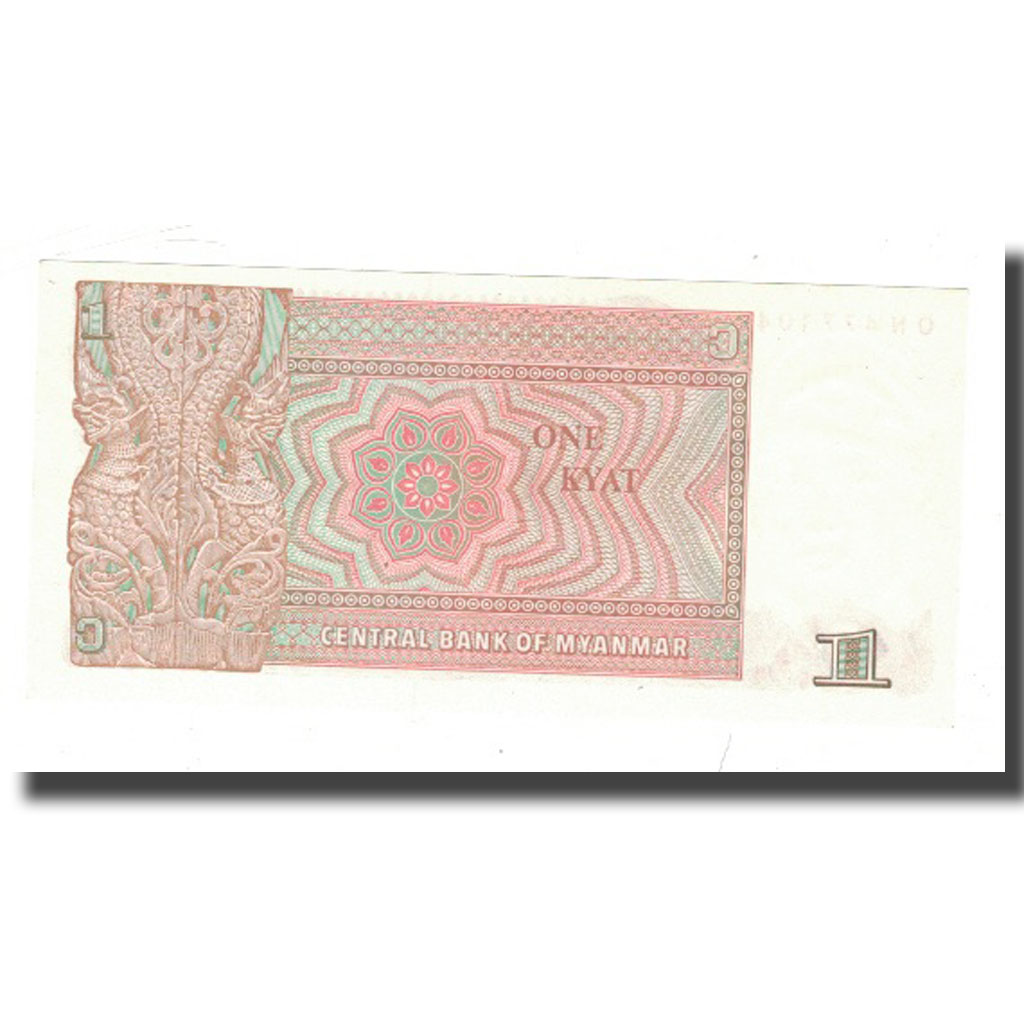 Billet, Myanmar, 1 Kyat, KM:67, NEUF