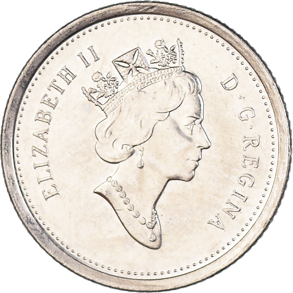 Moneda, Canadá, 10 Cents, 1999