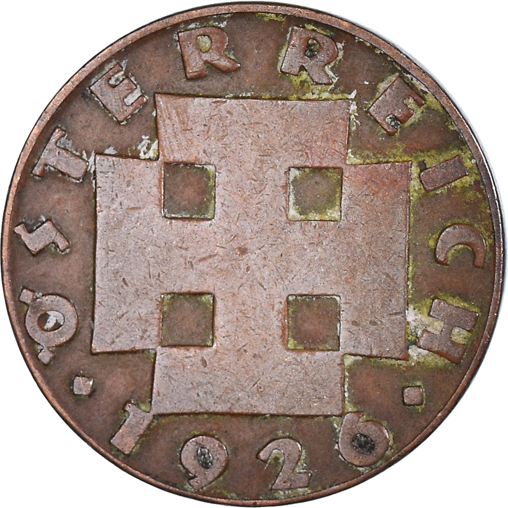 Moneda, Austria, 2 Groschen, 1926