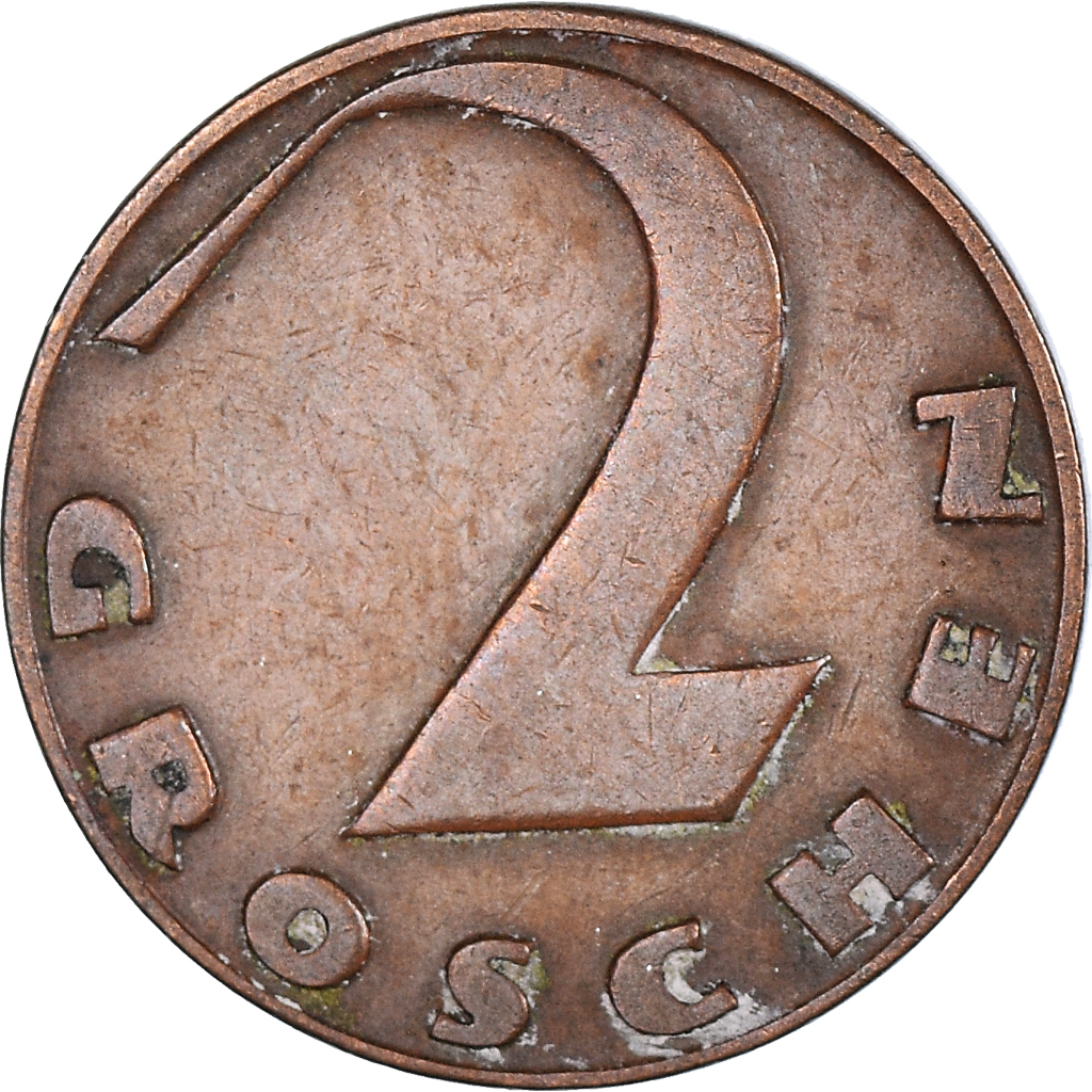 Moneda, Austria, 2 Groschen, 1926