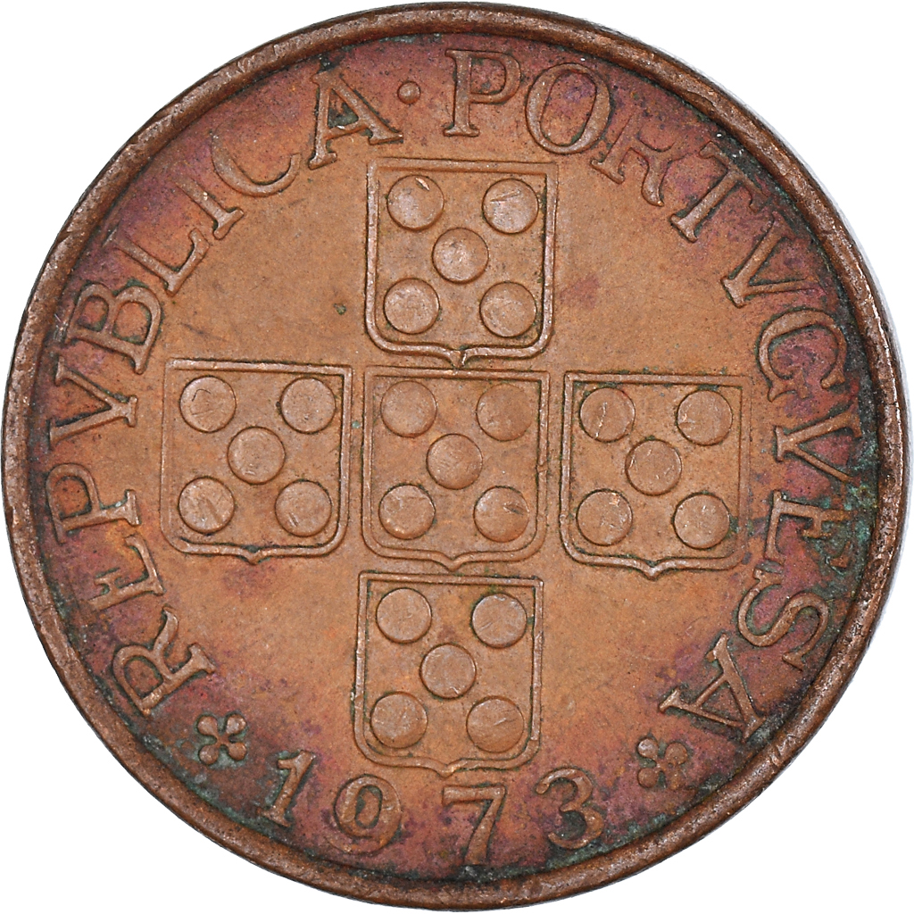 Moneda, Portugal, Escudo, 1973