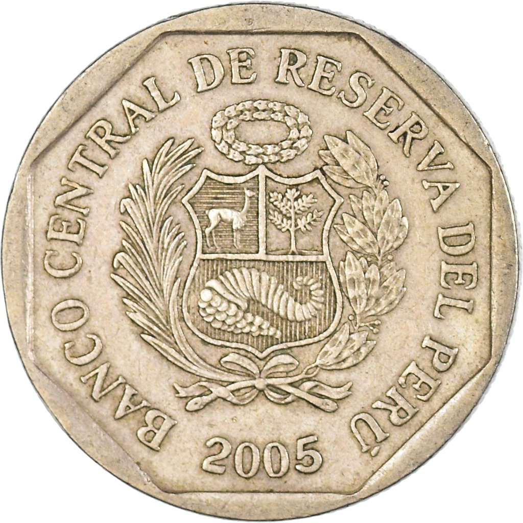 Coin, Peru, 50 Centimos, 2005