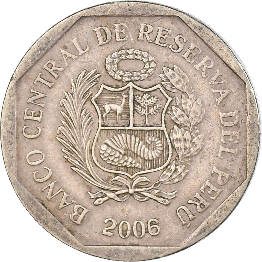 Coin, Peru, 50 Centimos, 2006