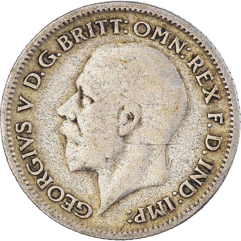 Moneda, Gran Bretaña, 6 Pence, 1930