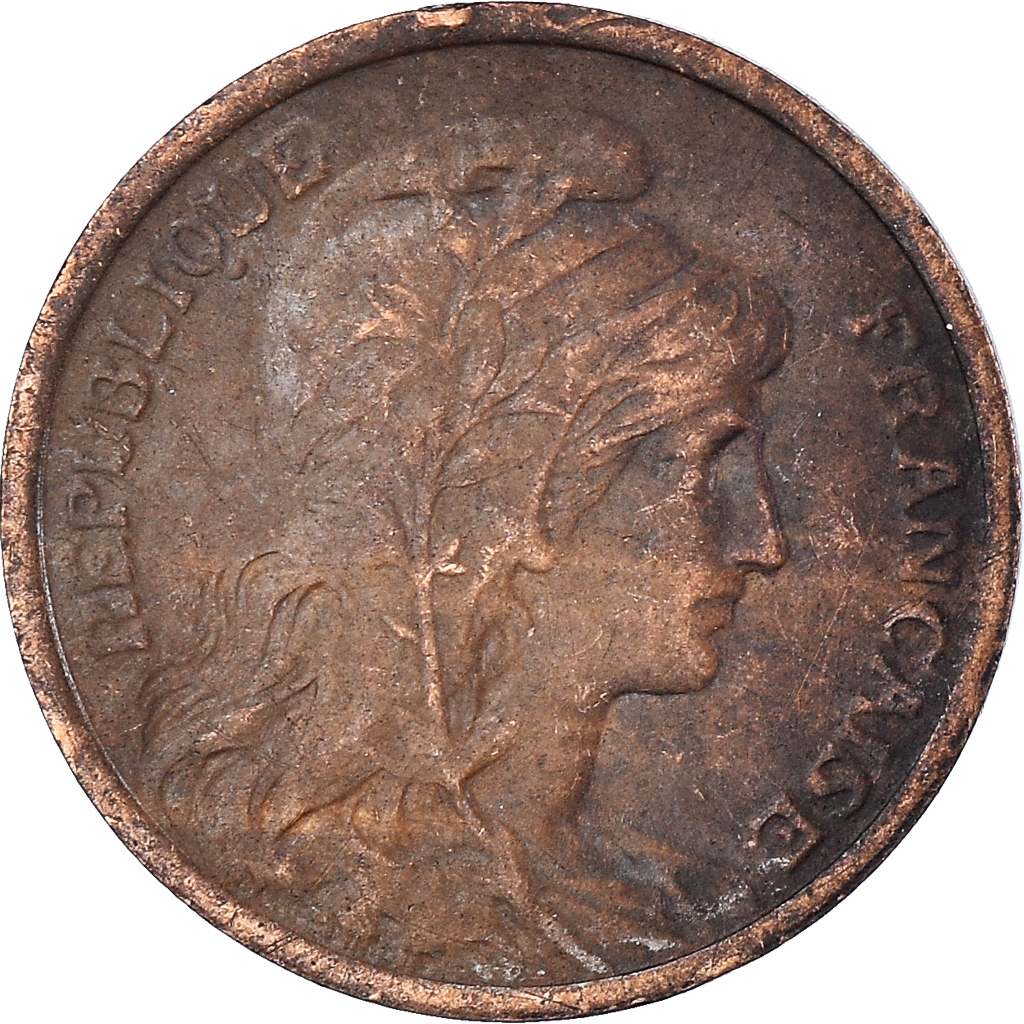 Moneda, Francia, Centime, 1916