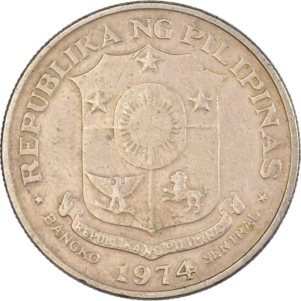Coin, Philippines, Piso, 1974 Asian and Middle Eastern Coins
