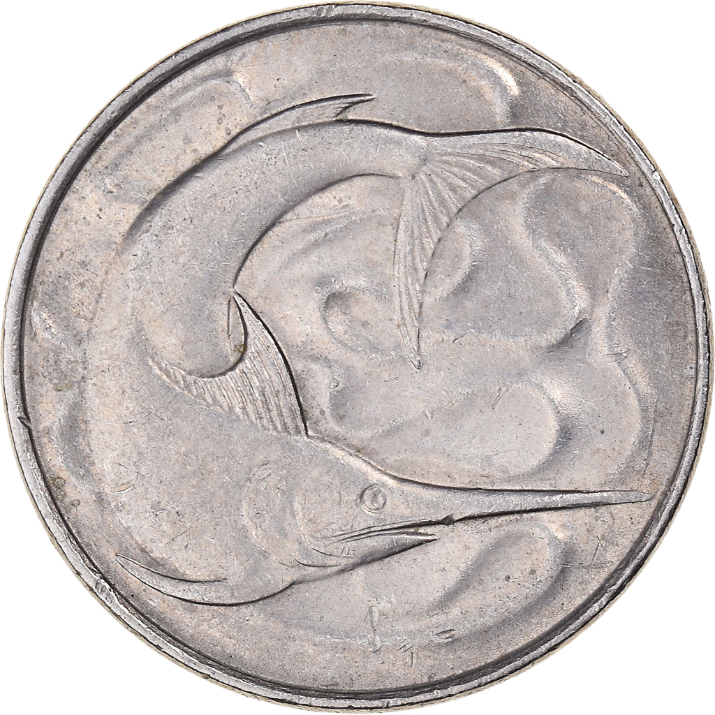 Moneda, Singapur, 20 Cents, 1979