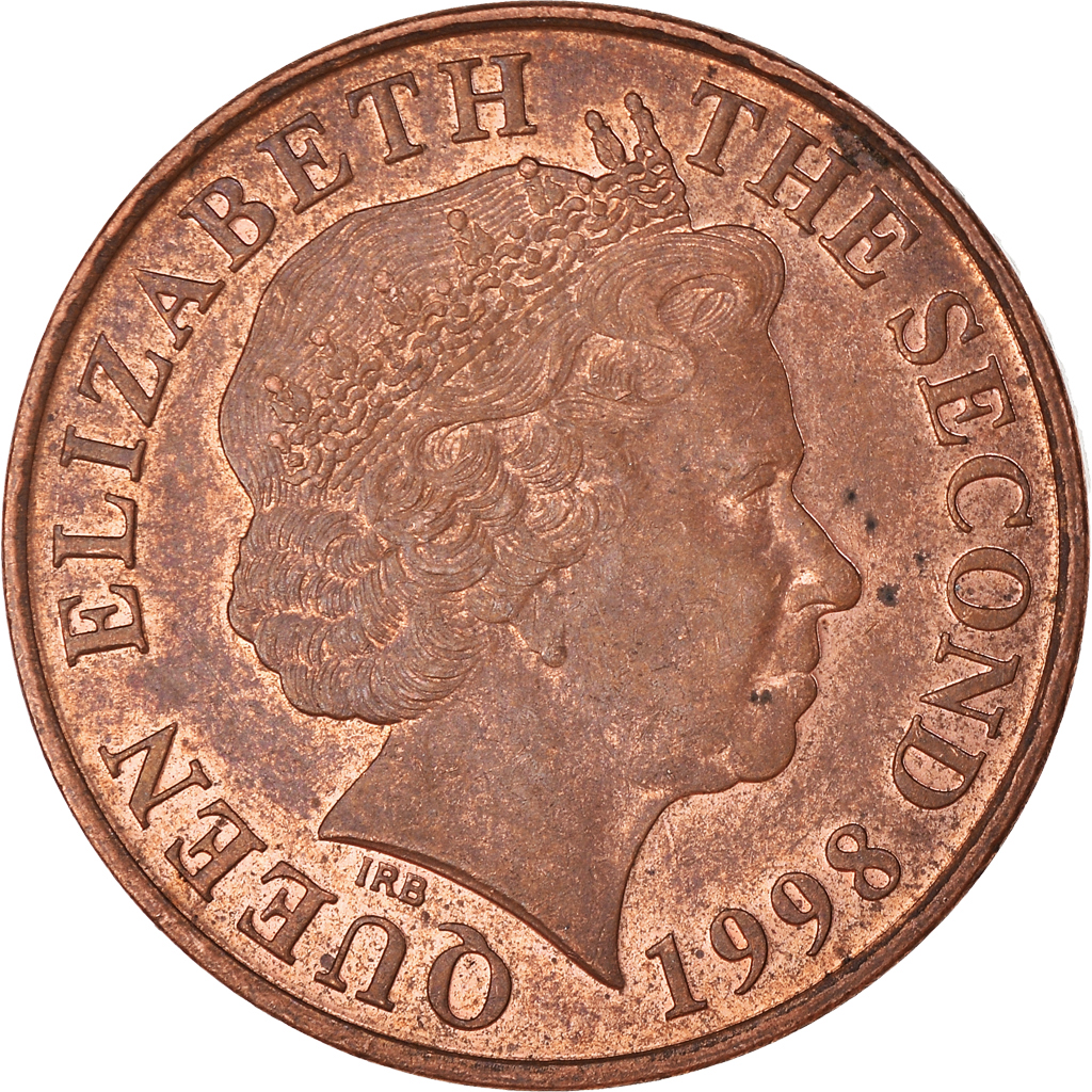 Coin, Jersey, 2 Pence, 1998