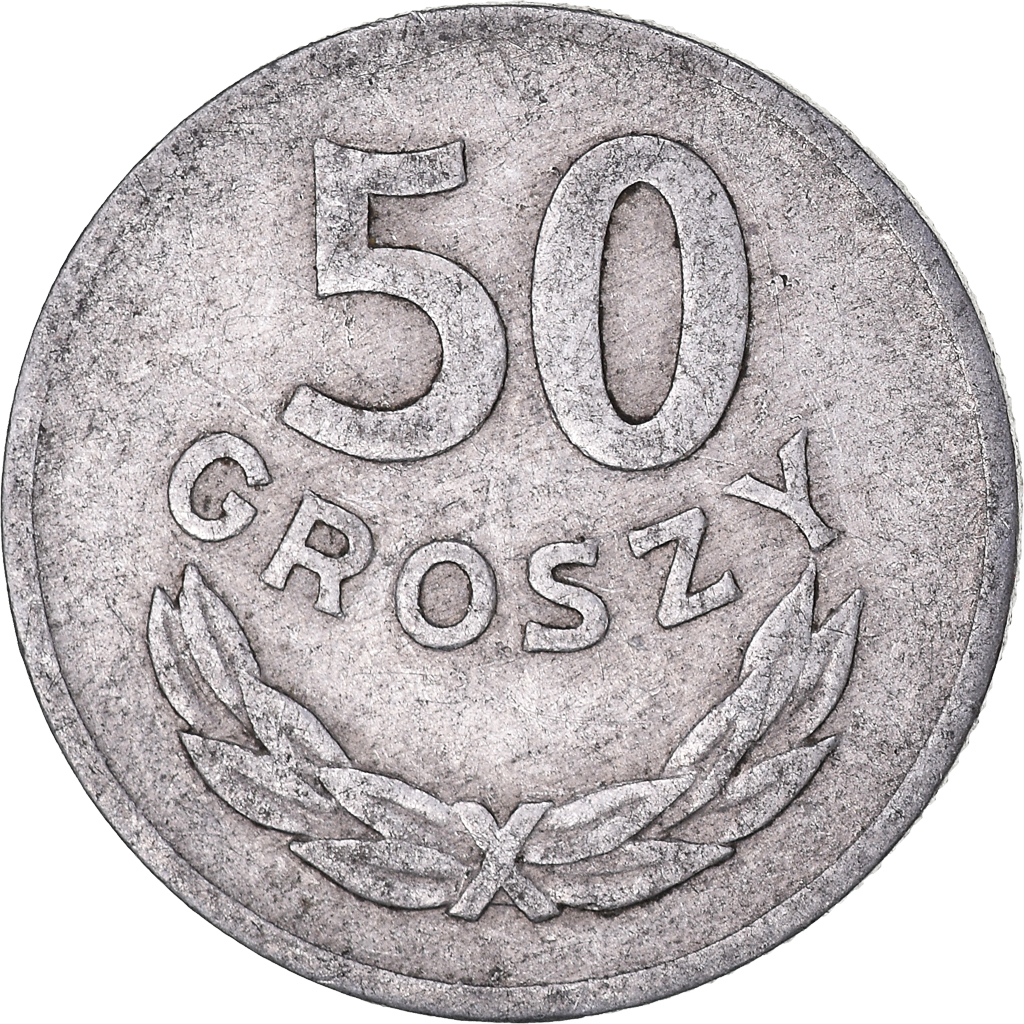 Coin, Poland, 50 Groszy, 1970