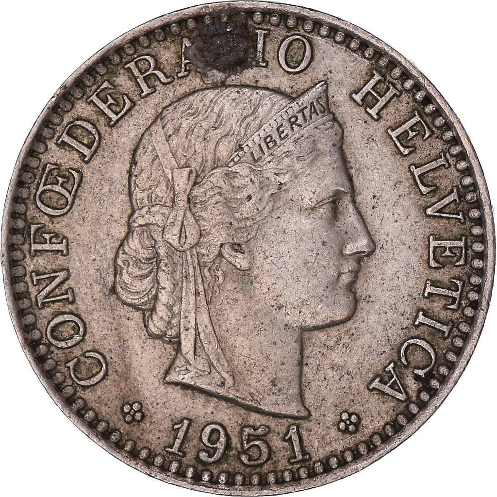  1404781 Moneda Suiza 20 Rappen 1951 Comprar Monedas Antiguas De 