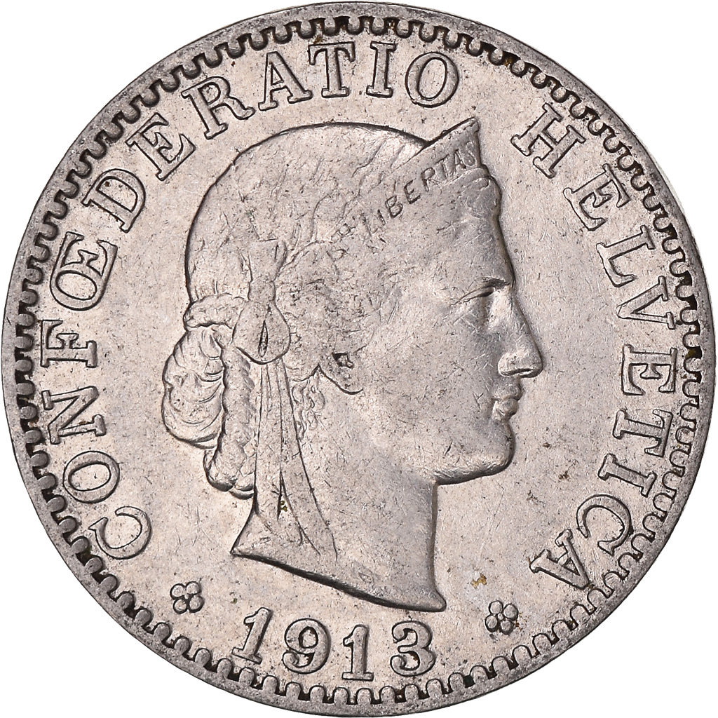  1404883 Moneda Suiza 20 Rappen 1913 Compra Venta En Todocoleccion