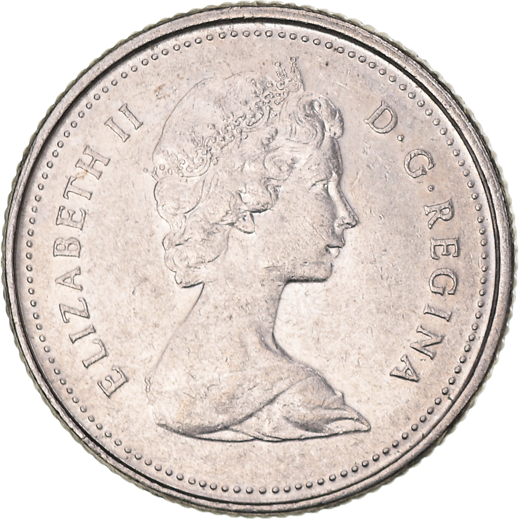 Moneda, Canadá, 10 Cents, 1981
