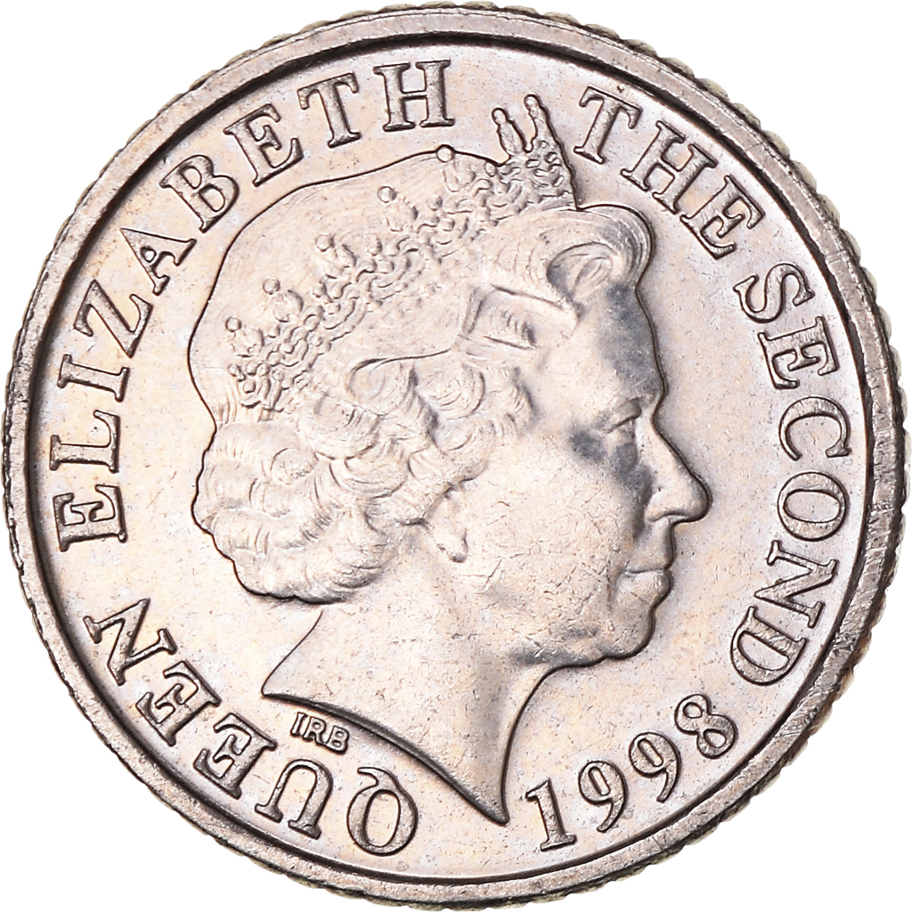 Coin, Jersey, 5 Pence, 1998