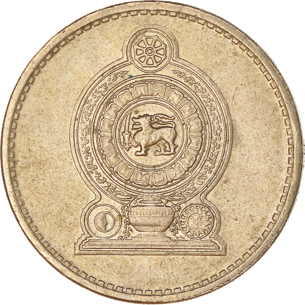 Moneda, Sri Lanka, 5 Rupees, 1994