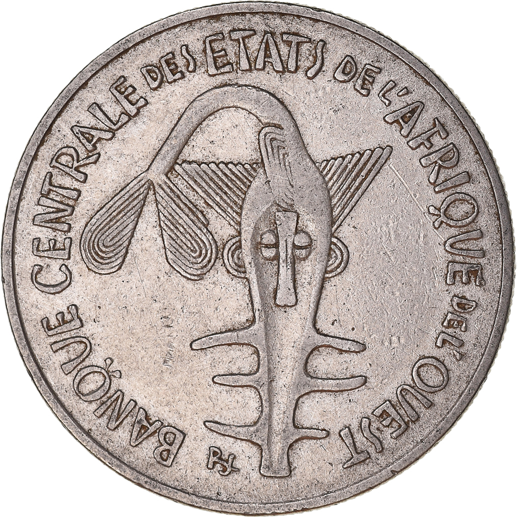 Coin, West African States, 100 Francs, 1972