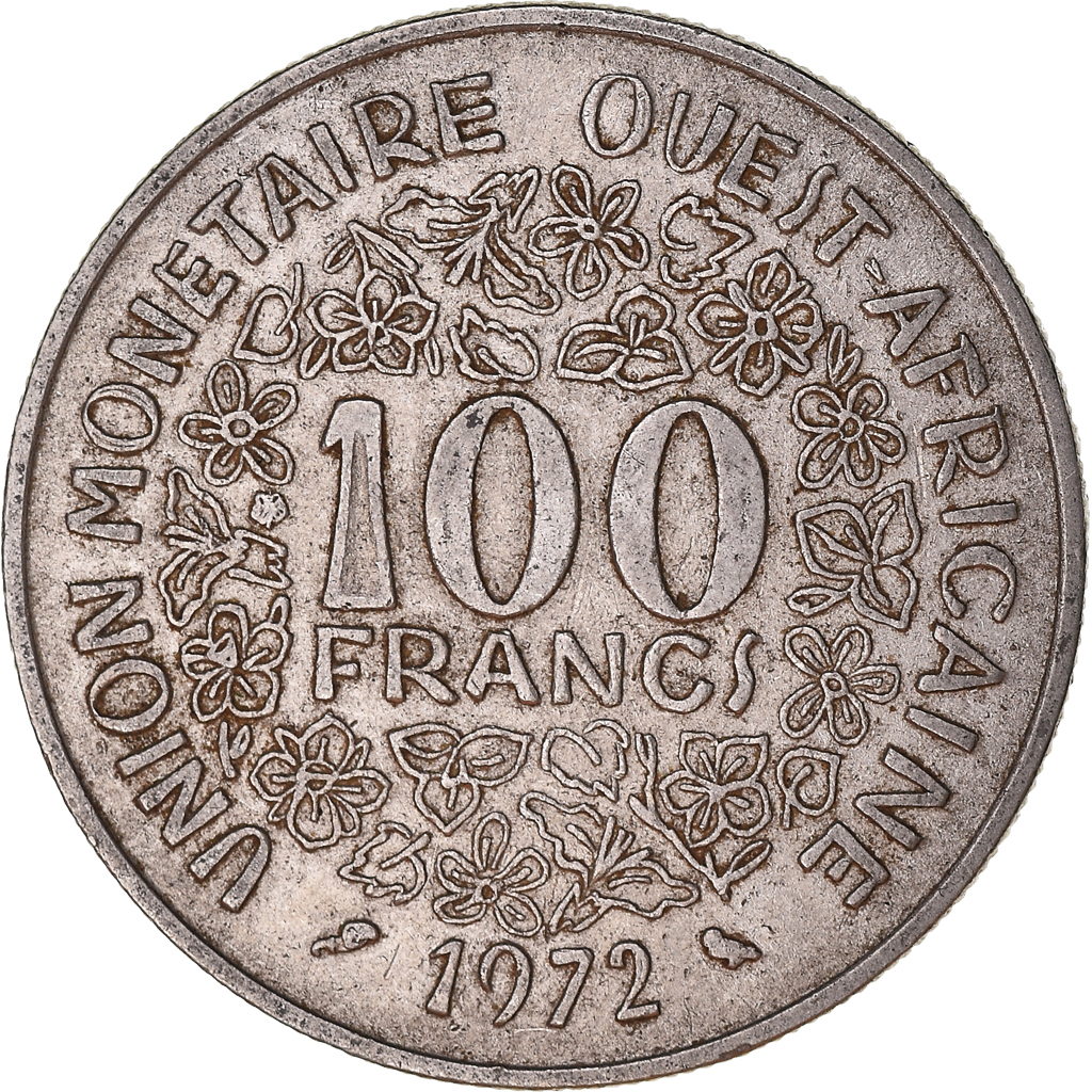 Coin, West African States, 100 Francs, 1972