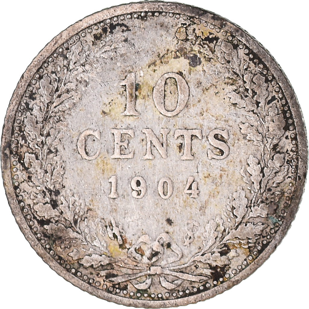 Coin, Netherlands, 10 Cents, 1904