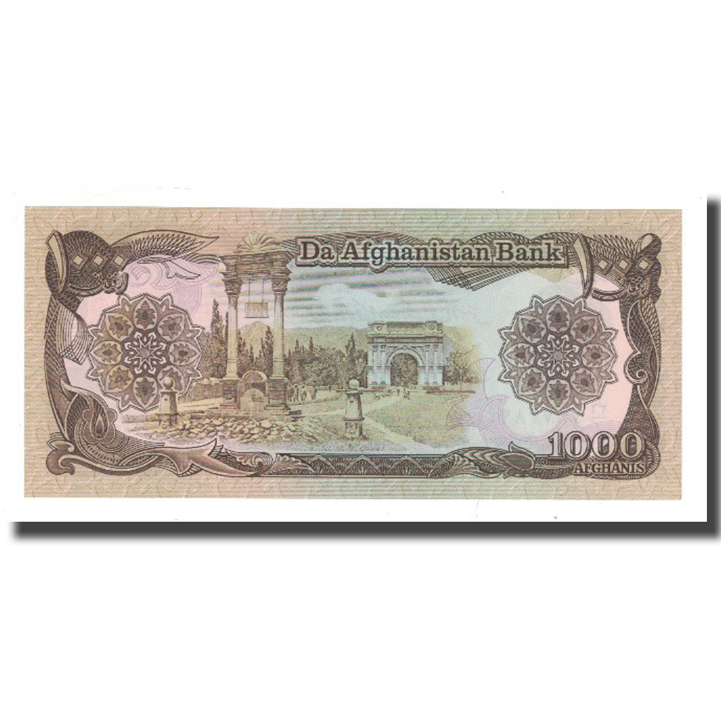Banknote, Afghanistan, 1000 Afghanis, SH1369 (1990), KM:61b, UNC(65-70)