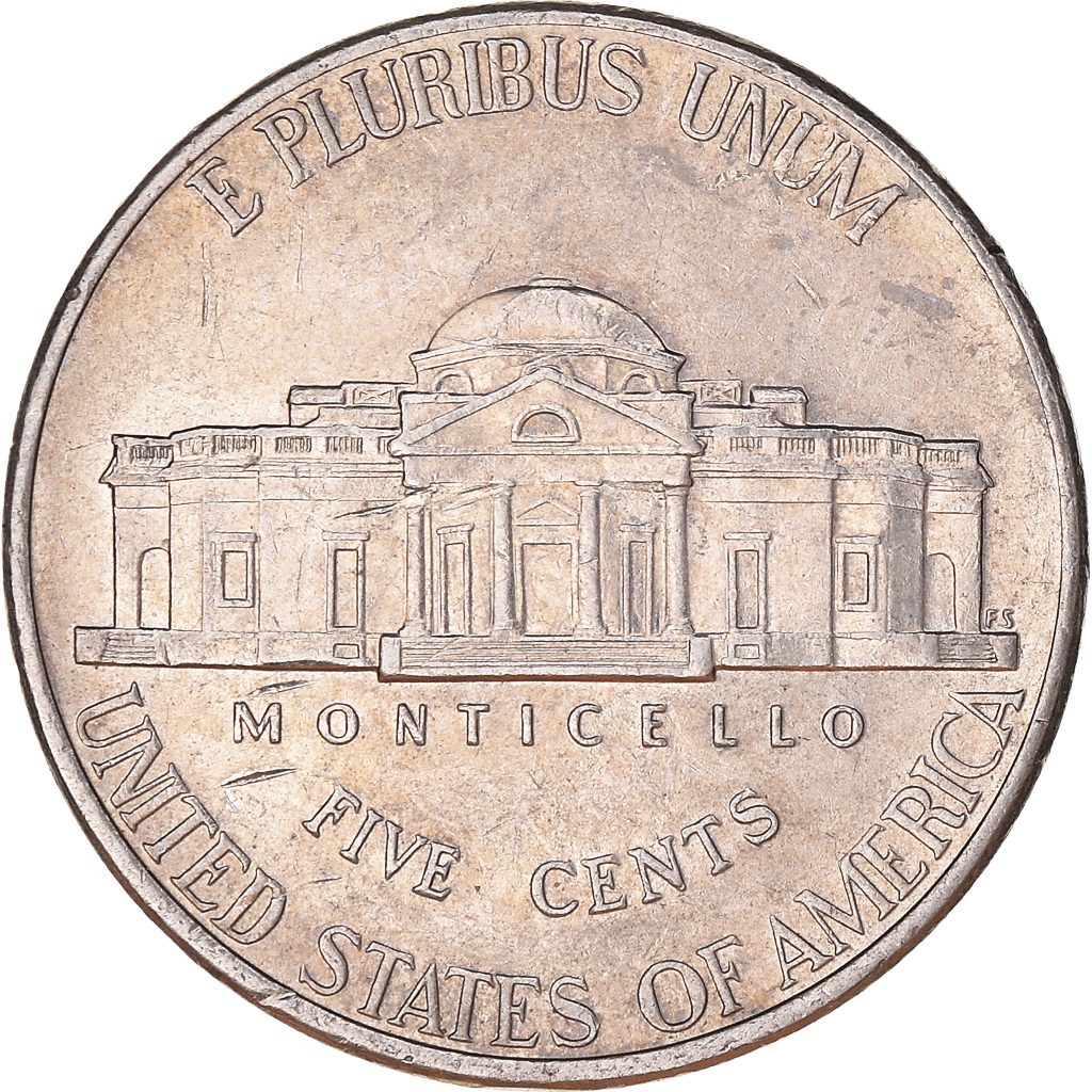 Moneda, Estados Unidos, 5 Cents, 2006