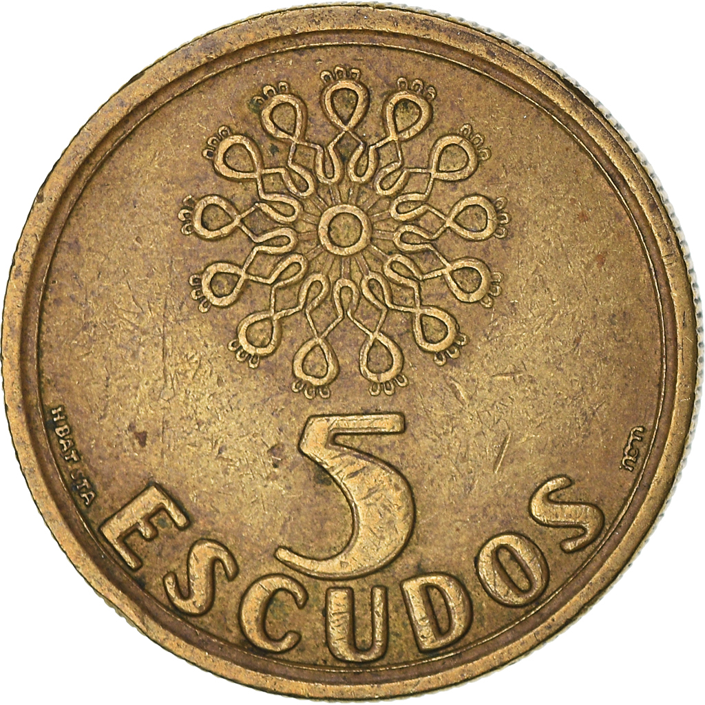 Moneda, Portugal, 5 Escudos, 1992