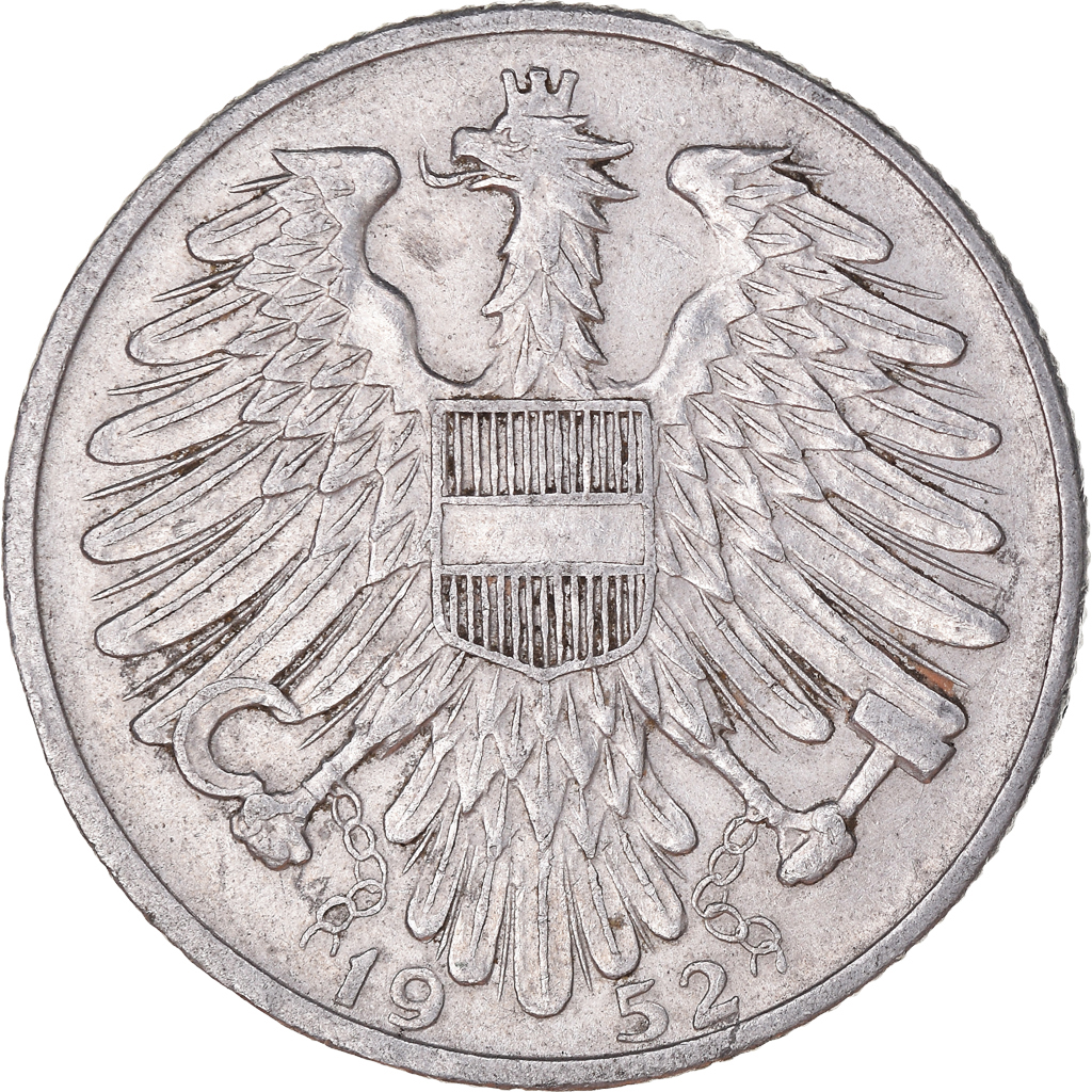 Coin, Austria, 5 Schilling, 1952
