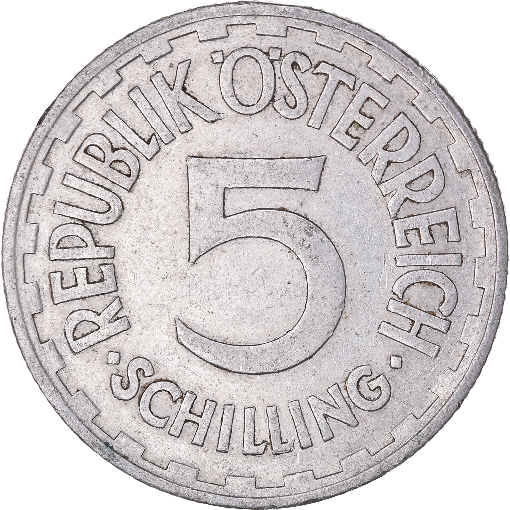 Coin, Austria, 5 Schilling, 1952