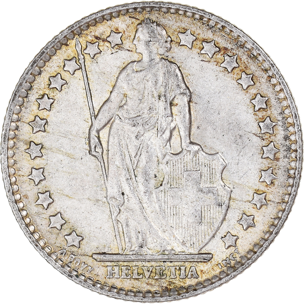 Moneda, Suiza, Franc, 1960