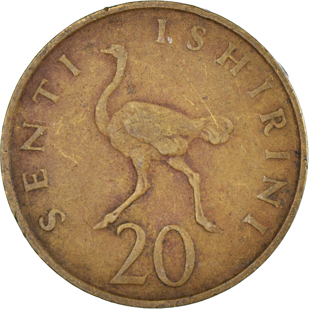 Coin, Tanzania, 20 Senti, 1975