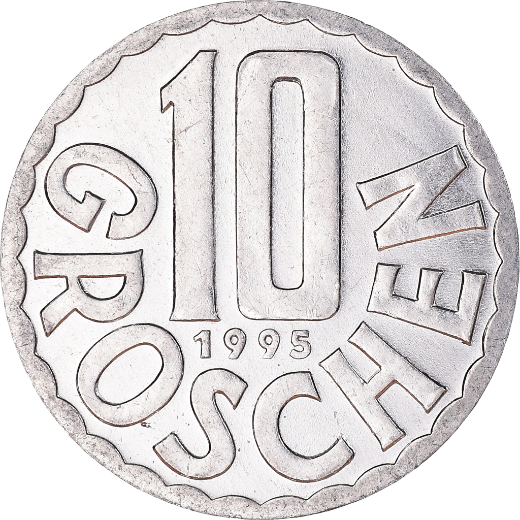 Moneda, Austria, 10 Groschen, 1995