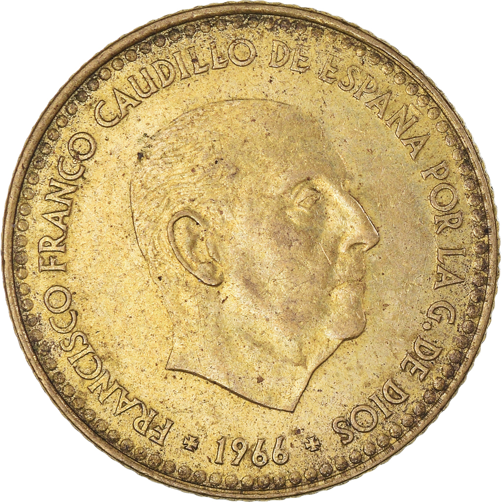 Moneda, España, Peseta, 1966 (1975)