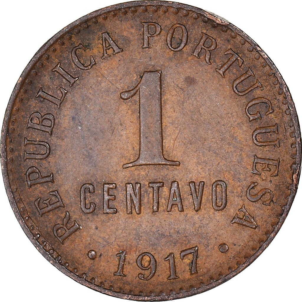 Moneda, Portugal, Centavo, 1917