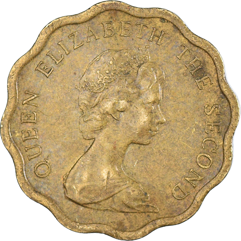Moneda, Hong Kong, 20 Cents, 1983
